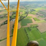 Vue en vol depuis Piper J3
